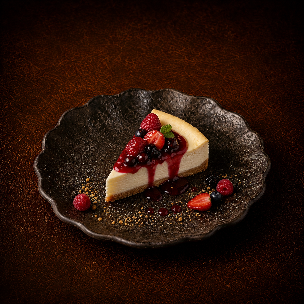 Foto do prato Cheesecake de Frutas Vermelhas