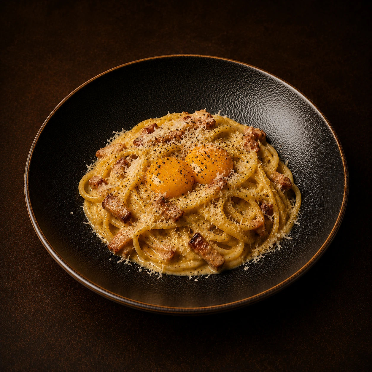 Foto do prato Carbonara Clássica